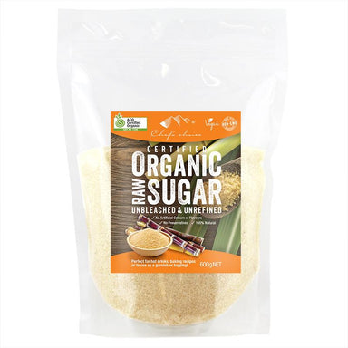 Chef’s Choice Organic Raw Sugar 600g-Groceries-Chef's Choice-Fresh Connection