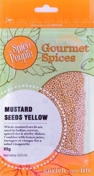 The Spice People Mustard Seeds Yellow 80g-The Spice People-Fresh Connection