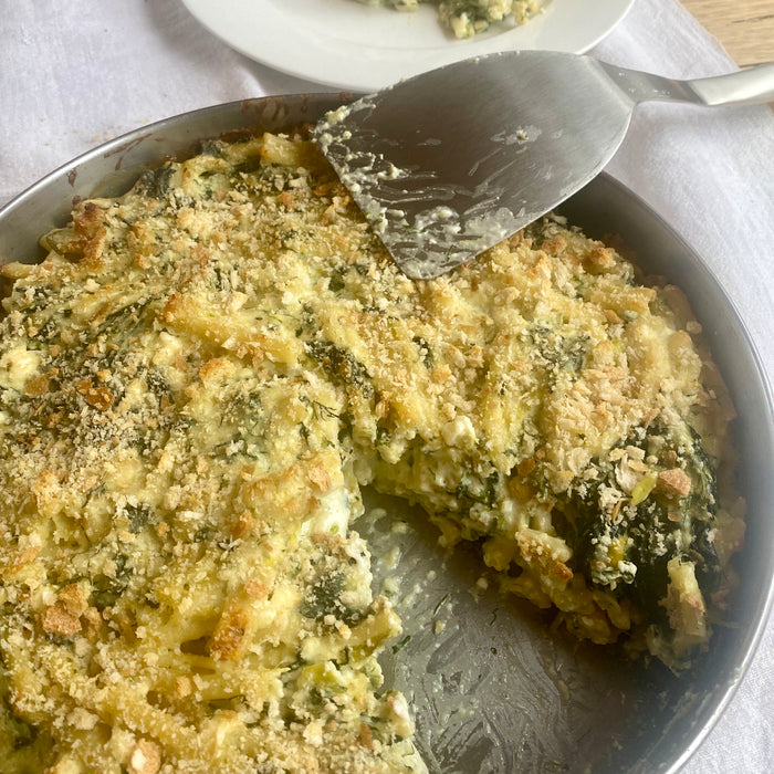🇬🇷 Greek Spinach, Mac and Cheese
