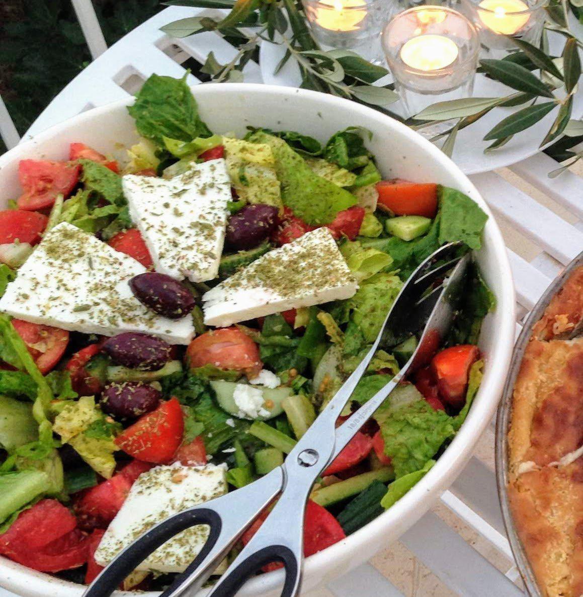 Greek Salad (Horiatiki Salata) 🇬🇷🥗