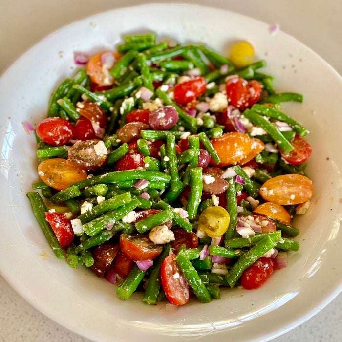 Green bean and tomato salad 🍅