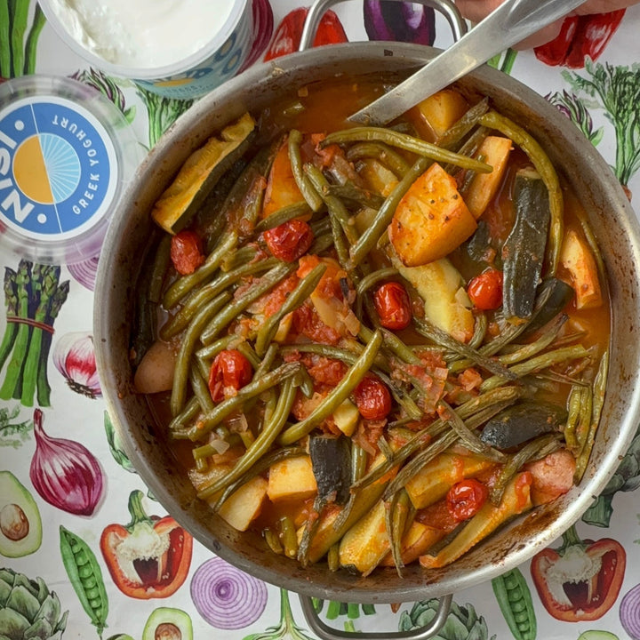 Greek Braised Beans with Olive Oil 🇬🇷 Fasolakia