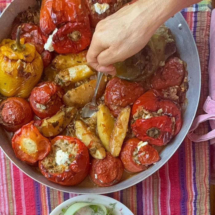 🫑 🇬🇷 Yemista (Greek Stuffed Capsicums)