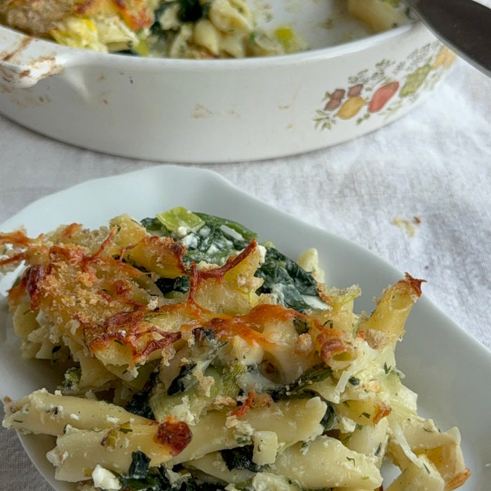 🇬🇷 Greek Style Mac'n Cheese (Spanakopita & Pastitsio Inspired)