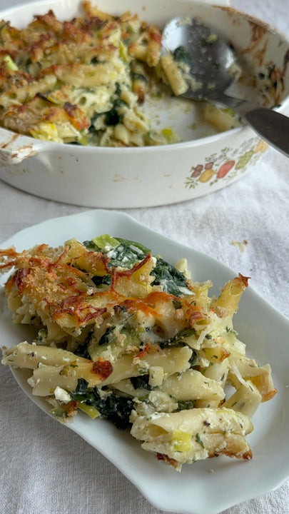 🇬🇷 Greek Style Mac'n Cheese (Spanakopita & Pastitsio Inspired)