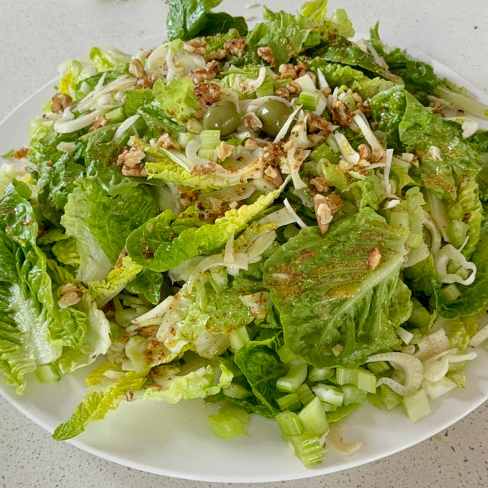 Cos Lettuce, Fennel & Celery Salad