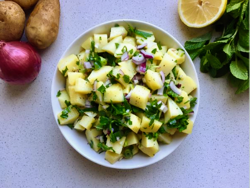 Greek Potato Salad (Patato Salata) 🥔🇬🇷-Fresh Connection