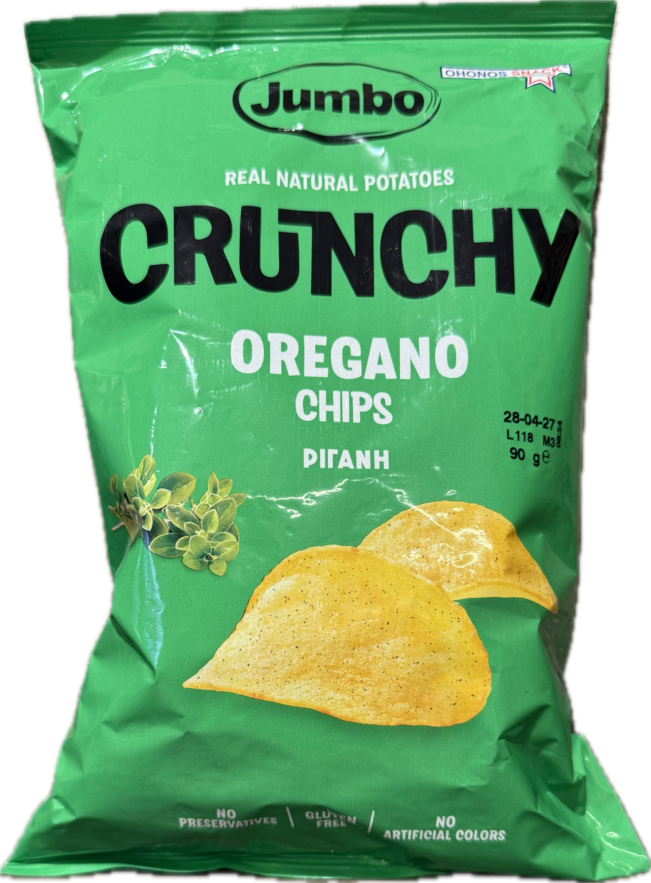 JUMBO Potato Chips with Oregano 90g