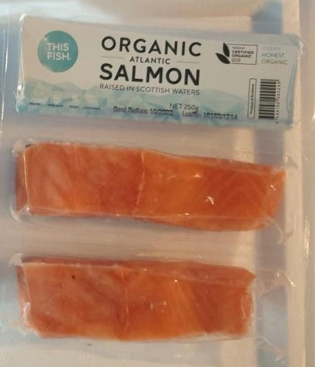 THIS FISH Organic Salmon 200g (2 frozen pieces)