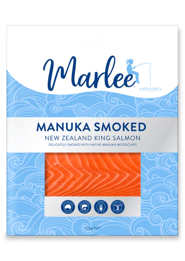 Marlee Manuka Smoked King Salmon 100g