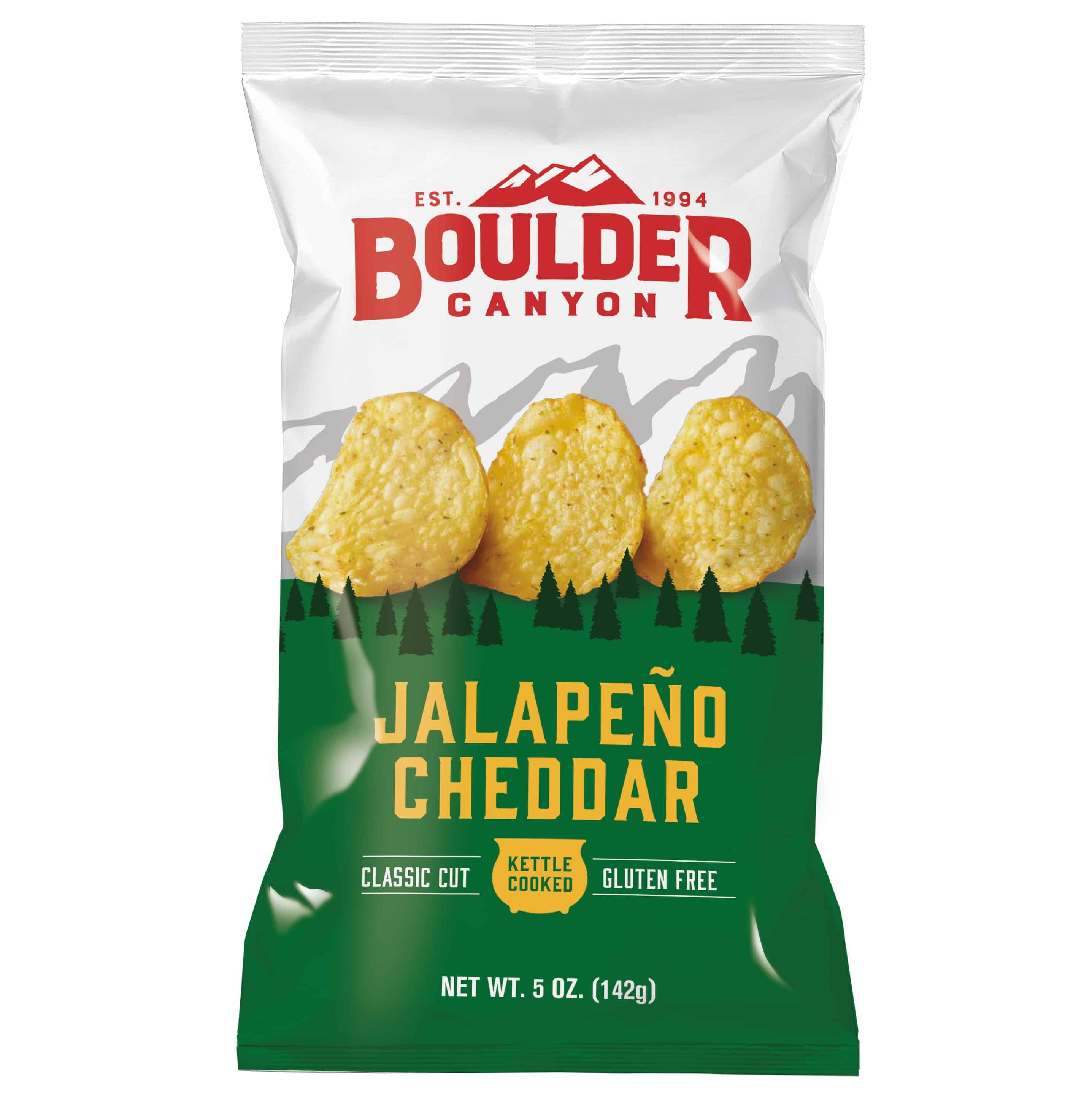 Boulder Canyon Jalapeno Cheddar Kettle Chips 142g