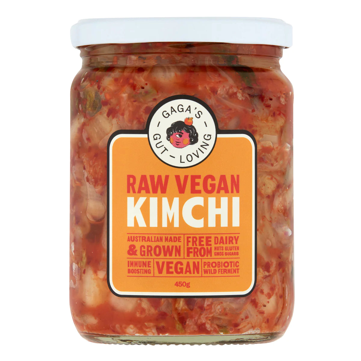 Gaga’s Raw Vegan Kimchi 450g