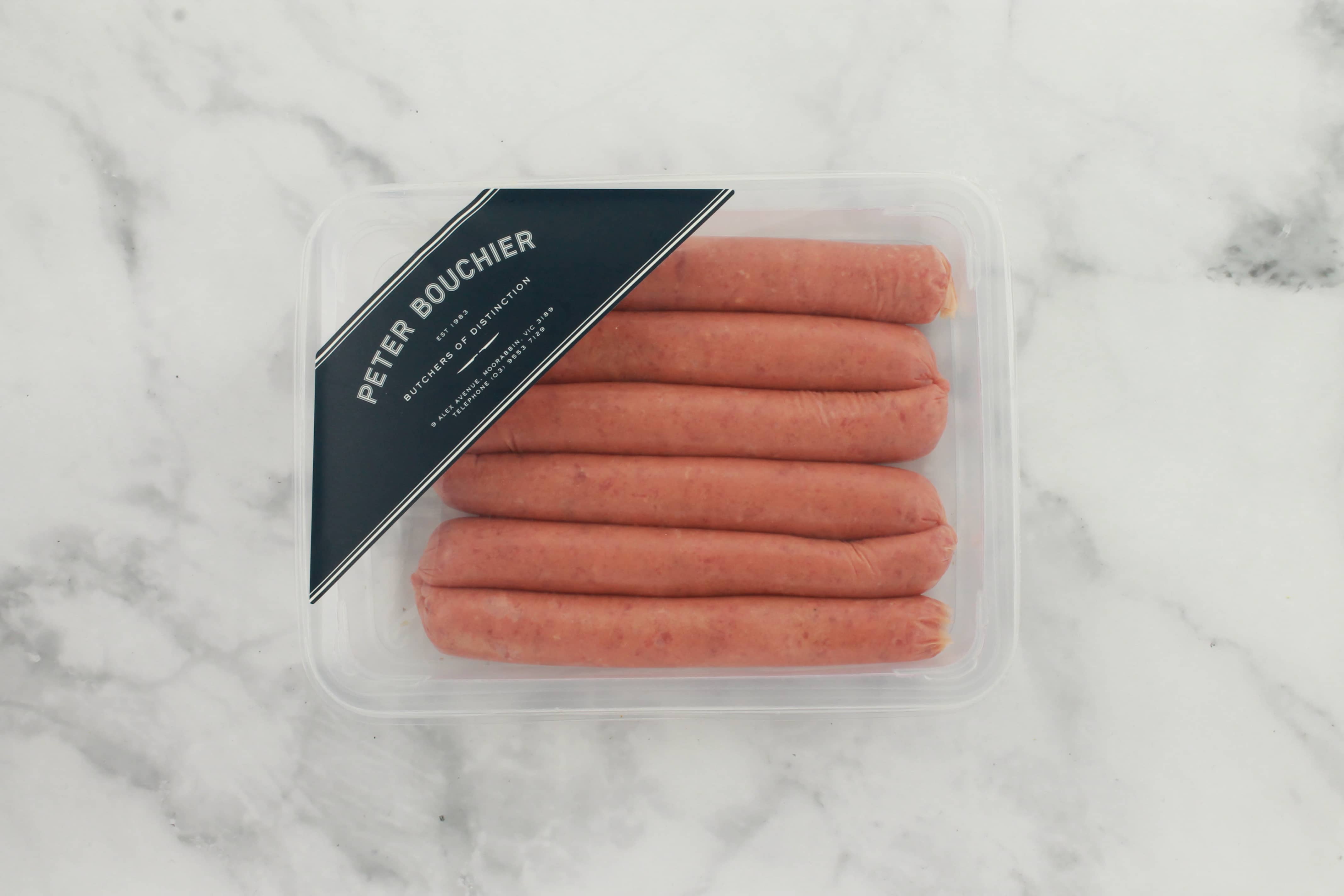 Peter Bouchier Thin Beef Sausages - Grass Fed (6 PK)