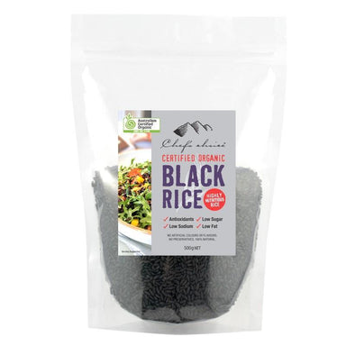 Chef's Choice Organic Black Rice 500g-Chef's Choice-Fresh Connection