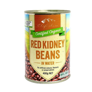Chef's Choice Organic Red Kidney Beans in Water 400g-Chef's Choice-Fresh Connection