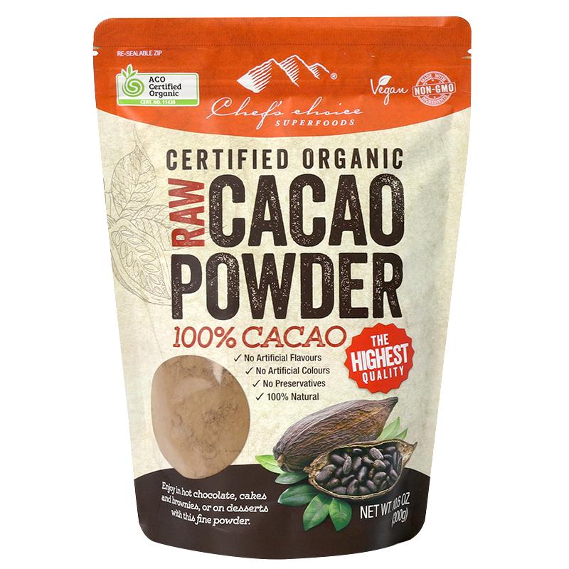 CHEF S CHOICE Raw Organic Cacao Powder 300g Fresh Connection