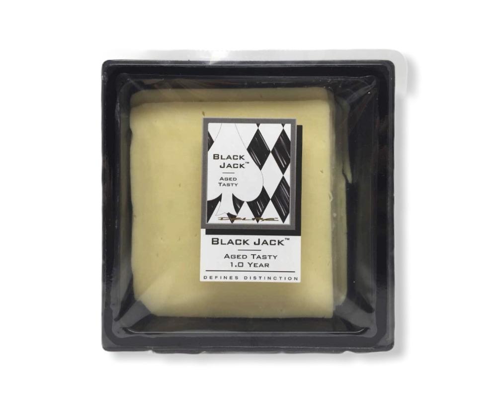 Delre Black Jack Sliced Aged Cheddar 1.0 YEARS 250g-Groceries-Delre-Fresh Connection