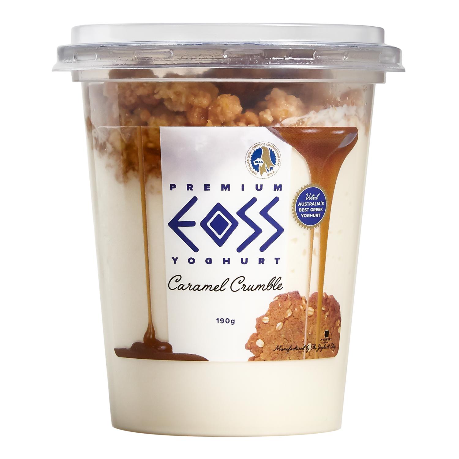 EOSS Yoghurt Caramel Crumble 190g