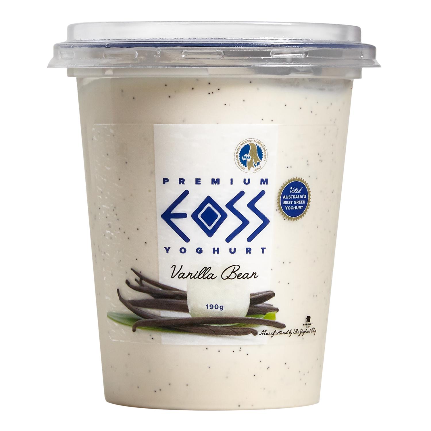 EOSS Yoghurt Vanilla Bean Cup 190g