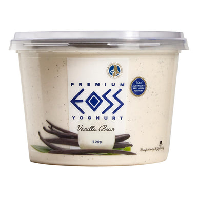 EOSS Yoghurt Vanilla Bean Tub 500g-Groceries-EOSS Yoghurt-Fresh Connection