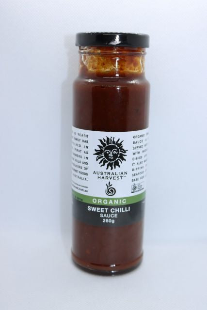 Australian Harvest Organic Sweet Chilli Sauce  280ml (bb 30/4/24)