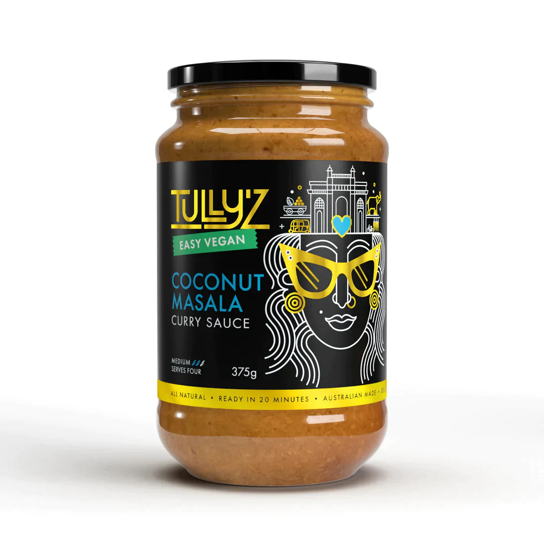 Tully’z Butter Coconut Masala Curry Sauce 375g
