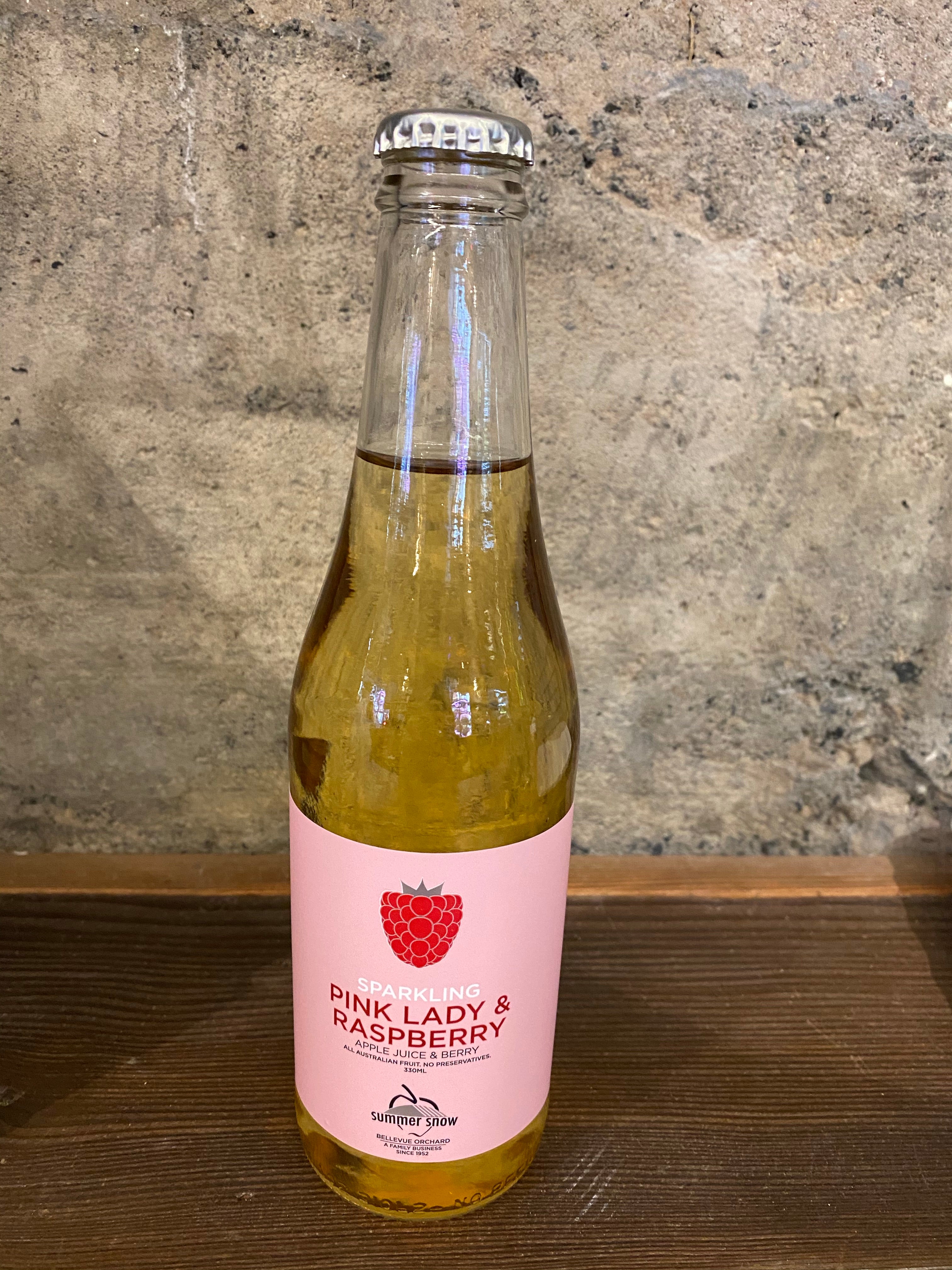 Summer Snow Pink Lady & Raspberry Juice 330ml