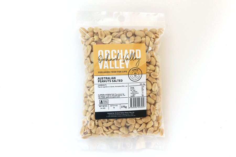 Orchard Valley Australian Peanuts Salted 500g