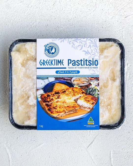 GreekTime Pastitsio  (Beef) 1 kg