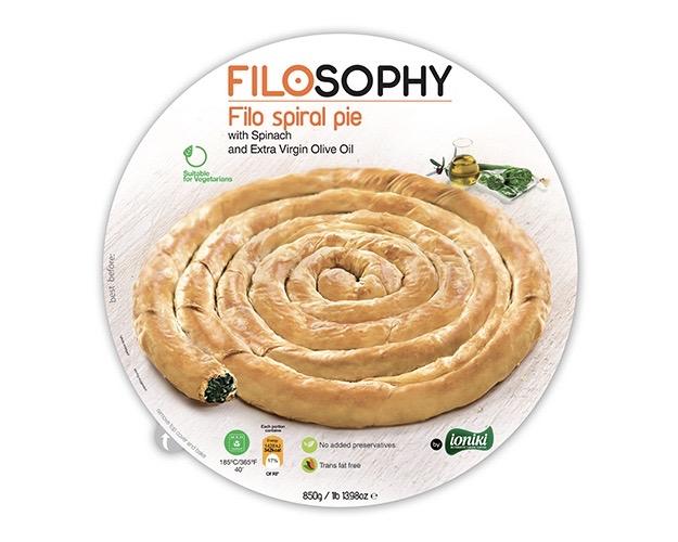Ioniki FiloSophy Frozen Filo Spiral Pie with Spinach and Extra Virgin Olive Oil 850g-Groceries-Ioniki FiloSophy-Fresh Connection