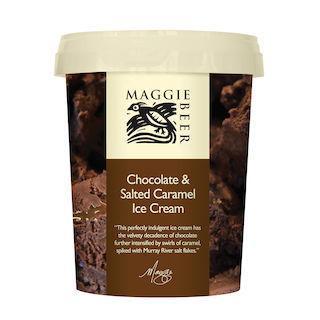 Maggie Beer Chocolate & Salted Caramel Icecream 500ml-Maggie Beer-Fresh Connection