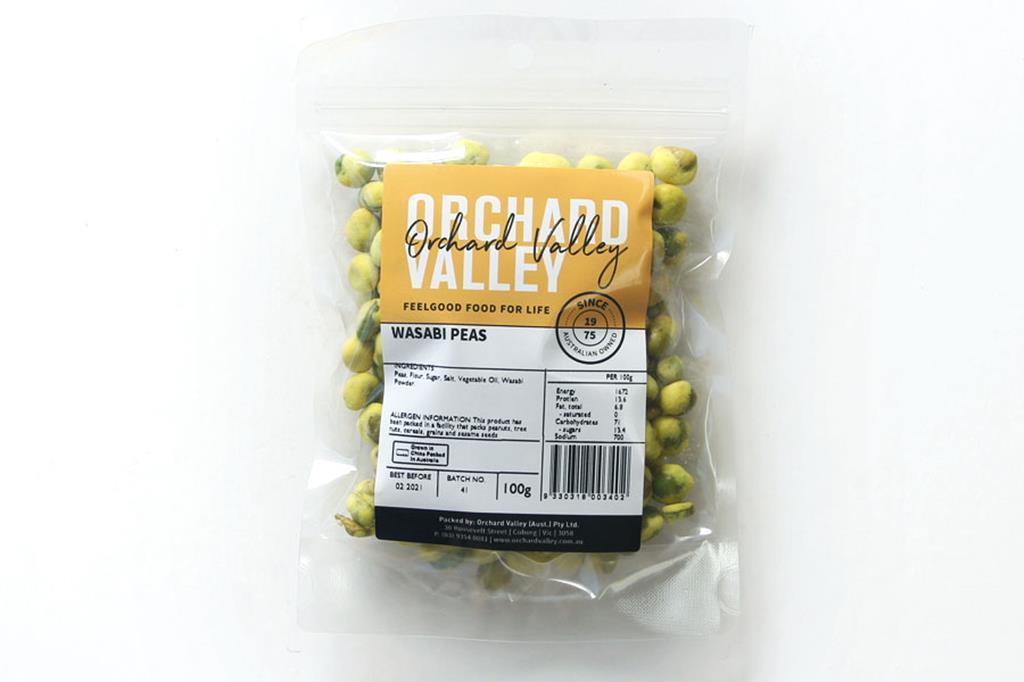 Orchard Valley Wasabi Peas 100g-Groceries-Orchard Valley-Fresh Connection