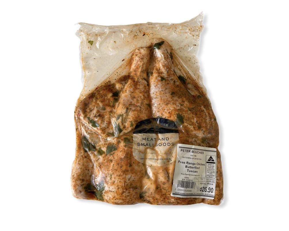 Peter Bouchier Free Range Butterflied Chicken Tuscan-Groceries-Peter Bouchier-Fresh Connection