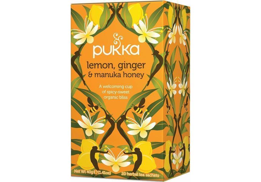 Pukka Lemon, Ginger & Manuka Honey Tea 40g-Pukka-Fresh Connection