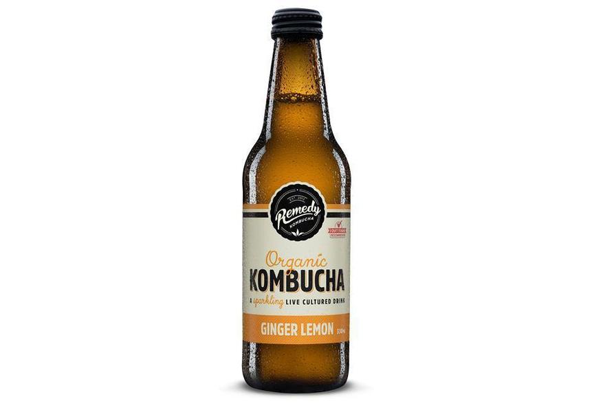 Remedy Kombucha Ginger Lemon 330mL-Remedy Kombucha-Fresh Connection