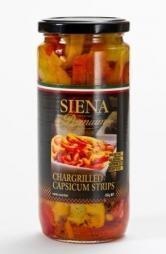 Siena Chargrilled Capsicum Strips 450g-Siena-Fresh Connection