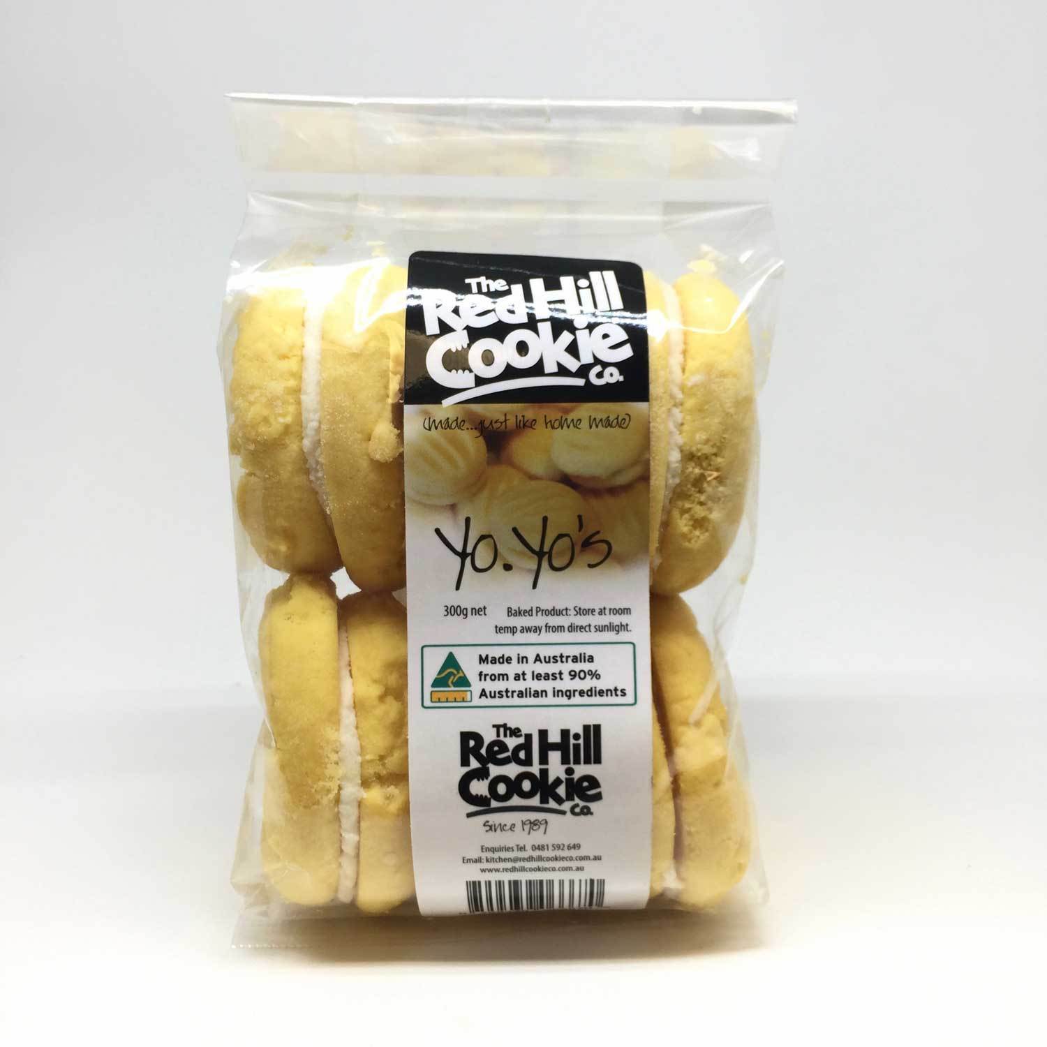 The Red Hill Cookie Co Yo Yo's 300g-The Red Hill Cookie Co-Fresh Connection