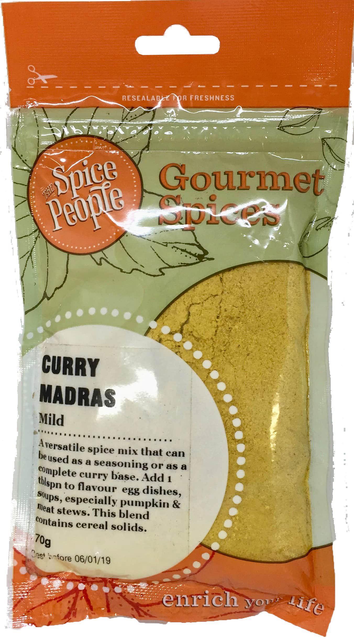 The Spice People Curry Madras Mild 65g-The Spice People-Fresh Connection