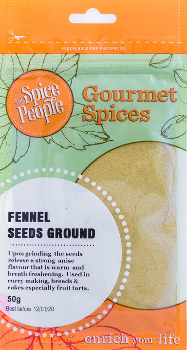 The Spice People Fennel Seeds Ground 50g-Groceries-The Spice People-Fresh Connection
