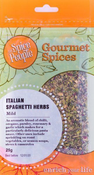 The Spice People Italian Spaghetti Herbs 25g — Fresh Connection