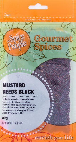 The Spice People Mustard Seeds Black 80g-The Spice People-Fresh Connection