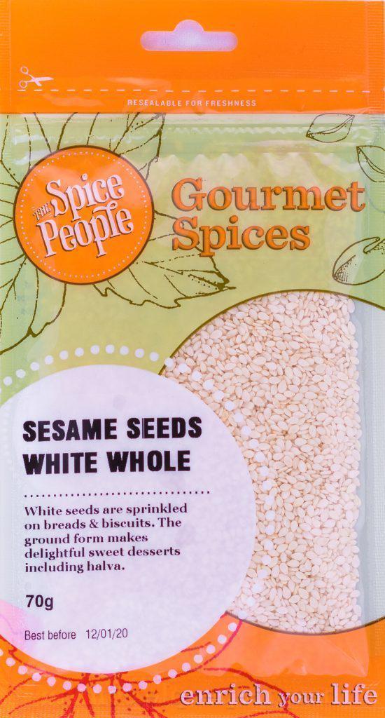 The Spice People Sesame Seeds White Whole 70g-The Spice People-Fresh Connection