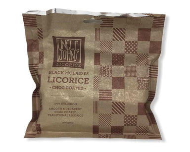 Uncle John's Fresh Choc Coated Licorice 300g-Groceries-Uncle John's-Fresh Connection
