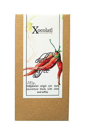 Xocolatl Chilli Toffee Block, Dark - 110g-Xocolatl-Fresh Connection
